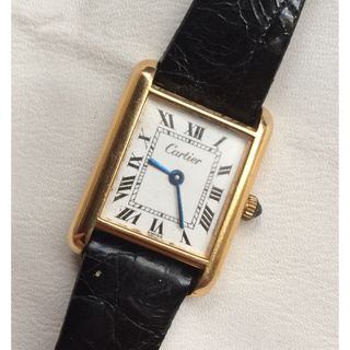 Cartier - カルティエ タンク 手巻き 5/11にOH済 内部写真ありの通販
