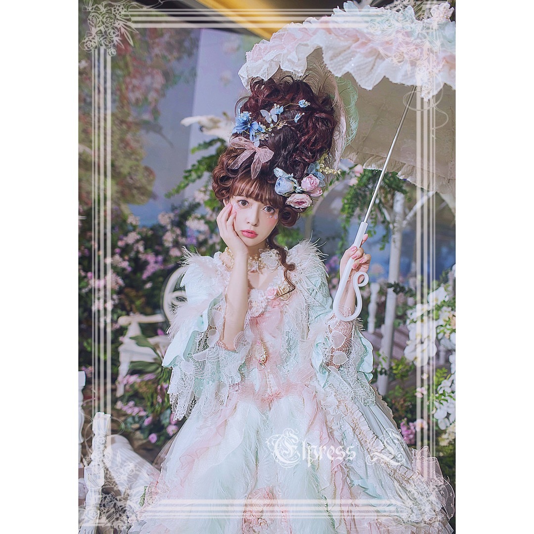 新品未使用 Elpress L 青木美沙子 コラボ Iris お茶会ワンピース