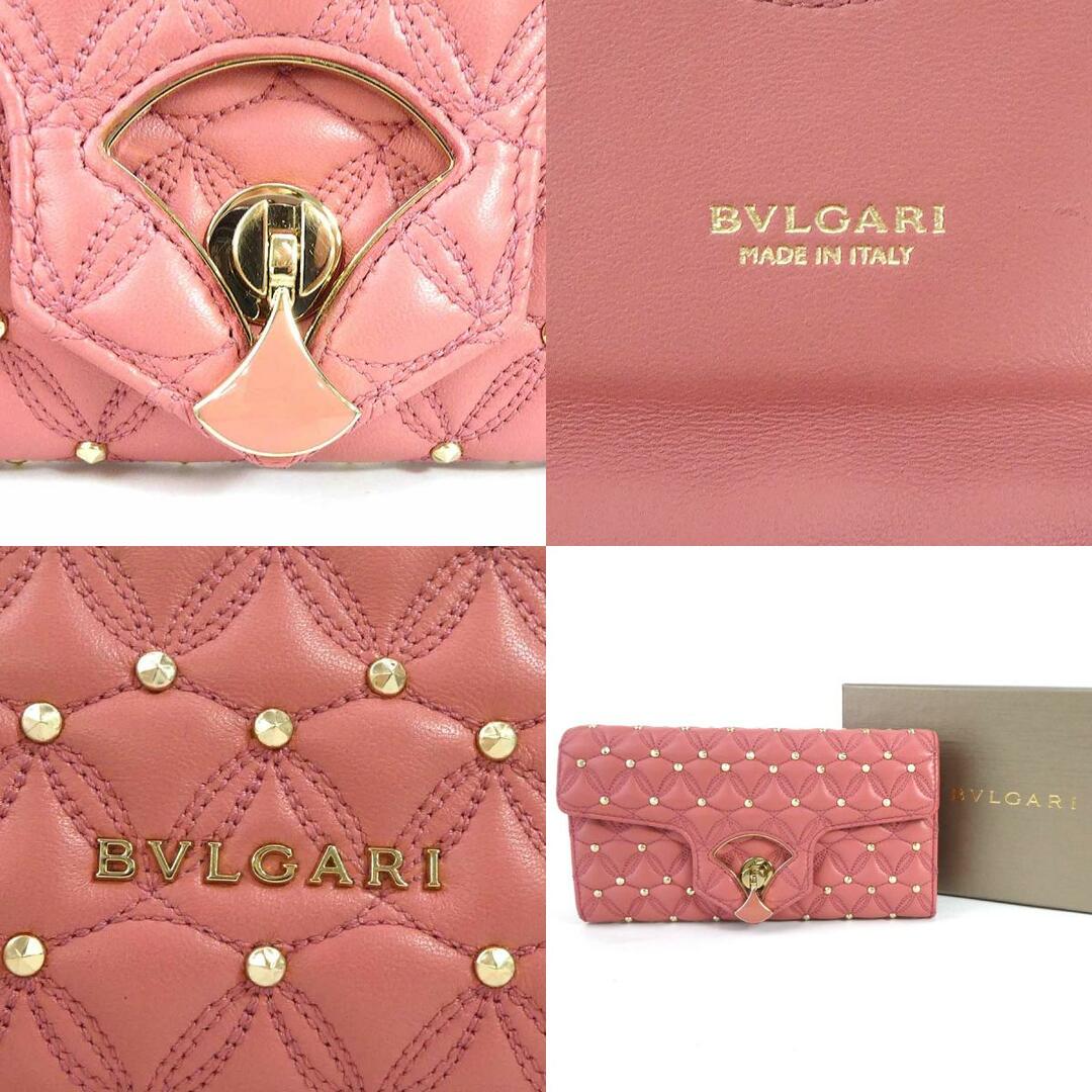 BVLGARI - ブルガリ BVLGARI 長財布 ディーヴァドリーム レザー ピンク