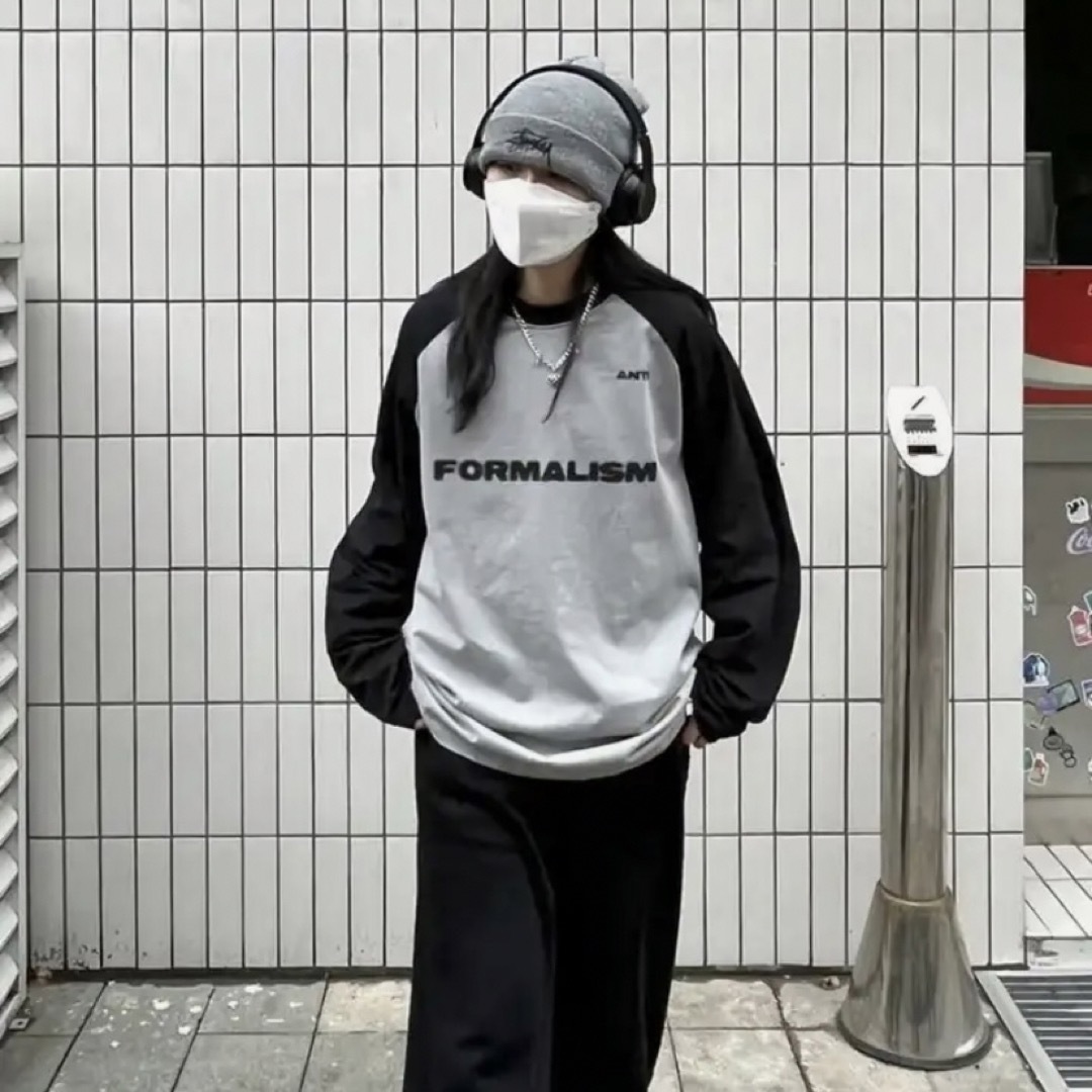 ラグランtシャツ ラグラン グランジ 古着 アメカジ ストリート 韓国 ロンt | フリマアプリ ラクマ