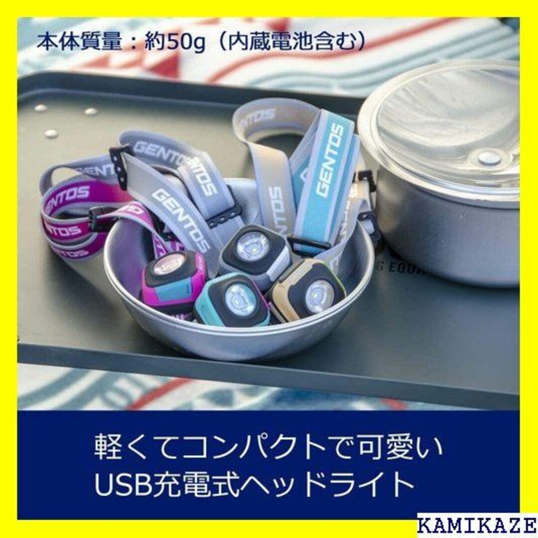 ☆ GENTOS ジェントス LED ヘッドライト USB NSI規格準拠 27