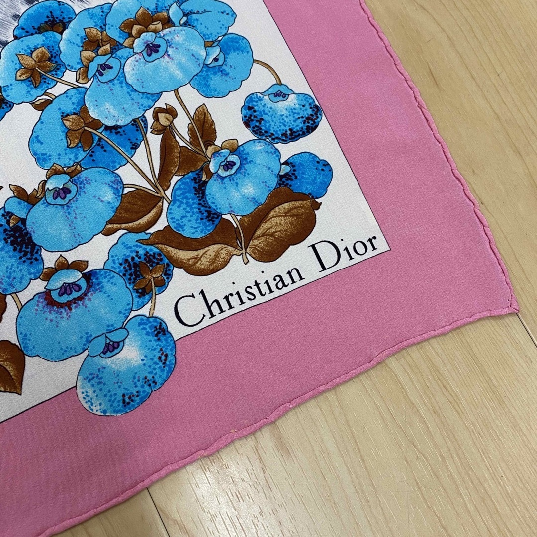 Christian Dior(クリスチャンディオール)のクリスチャンディオール　スカーフ　ヒョウ　ピンク　no.4 レディースのファッション小物(バンダナ/スカーフ)の商品写真