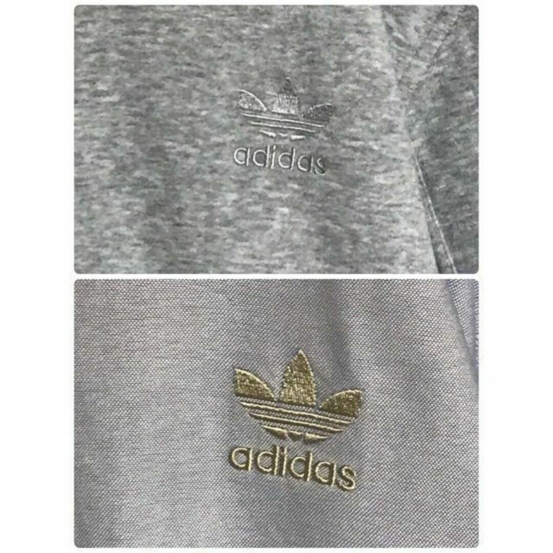 adidas(アディダス)の【リバーシブル】アディダス⭐︎刺繍ロゴ入りジップパーカー　肉厚　F126 メンズのトップス(パーカー)の商品写真