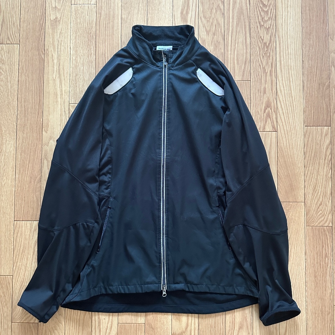 Reebok(リーボック)の'00s reebok Tec zip up jersey/black XL メンズのトップス(ジャージ)の商品写真