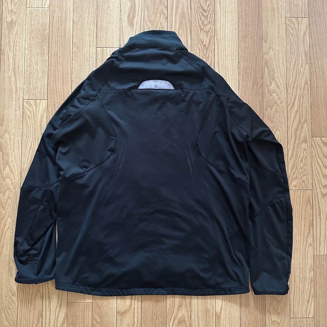 Reebok(リーボック)の'00s reebok Tec zip up jersey/black XL メンズのトップス(ジャージ)の商品写真