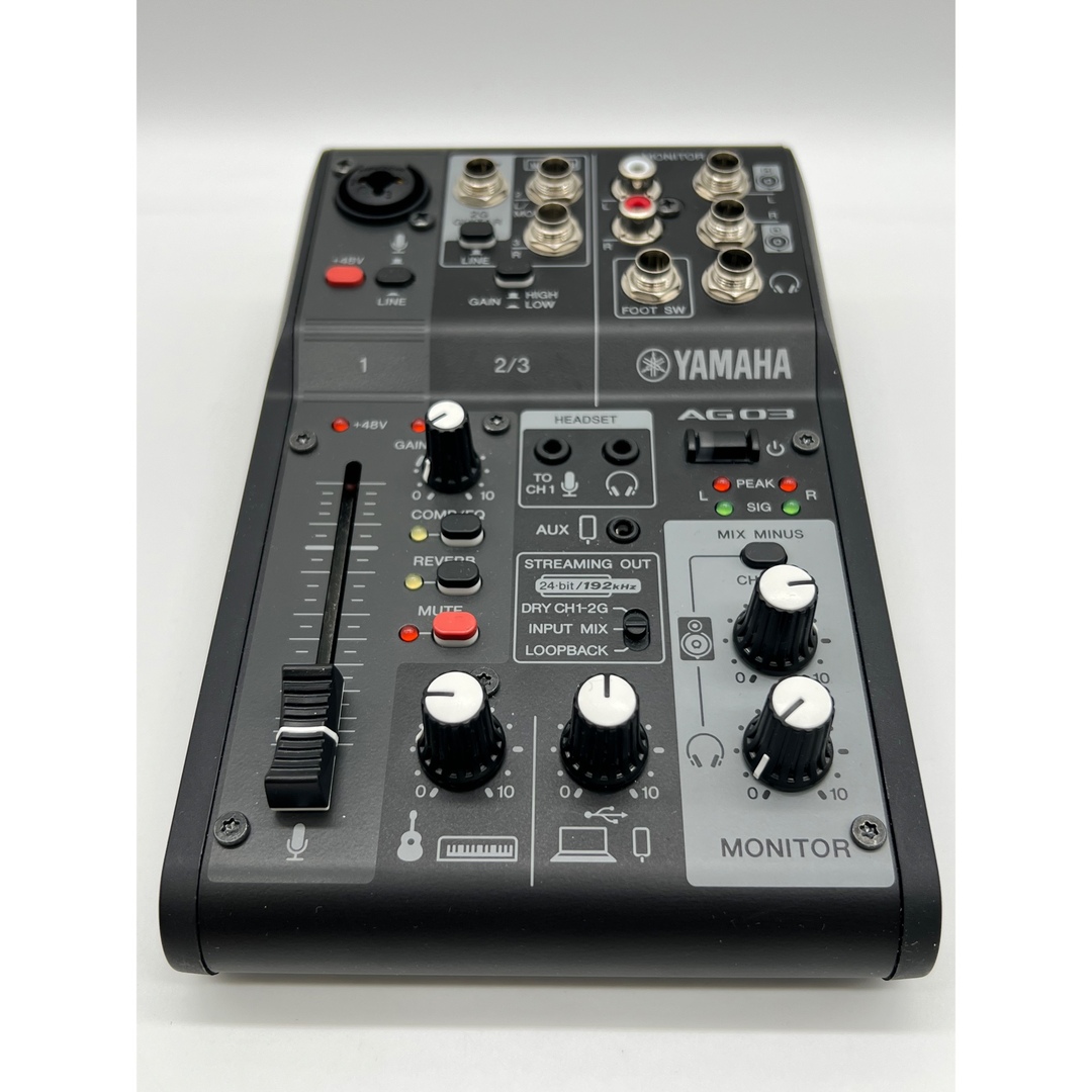 ヤマハ - 【美品】YAMAHA AG03MK2 ブラック ライブストーミング