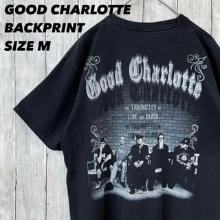 ミュージックティー(MUSIC TEE)のパンクロックバンドTシャツ古着GOOD CHARLOTTE バックプリント M黒(Tシャツ/カットソー(半袖/袖なし))