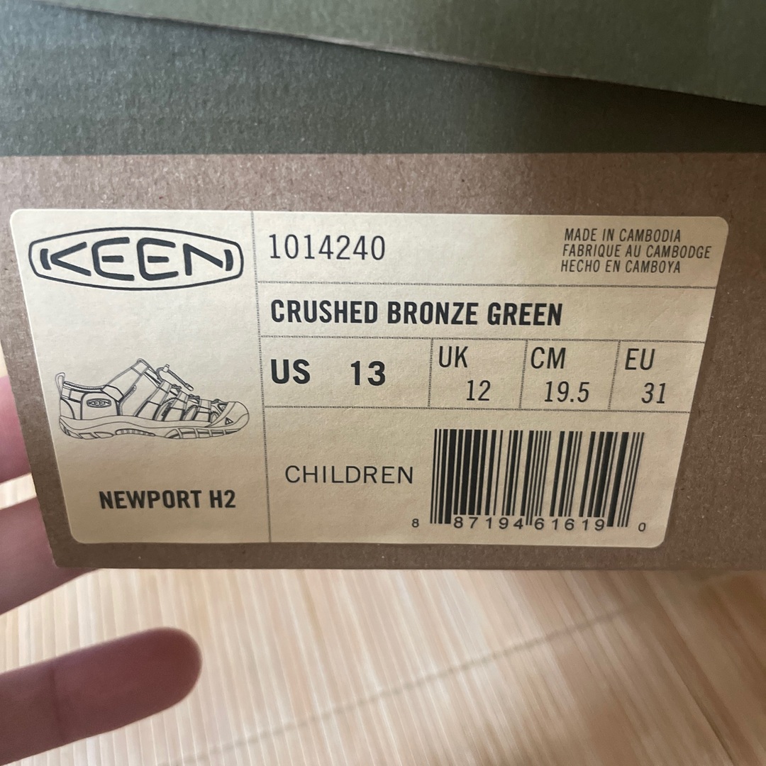 KEEN(キーン)のKEEN  サンダル　キッズ 19.5 キッズ/ベビー/マタニティのキッズ靴/シューズ(15cm~)(サンダル)の商品写真