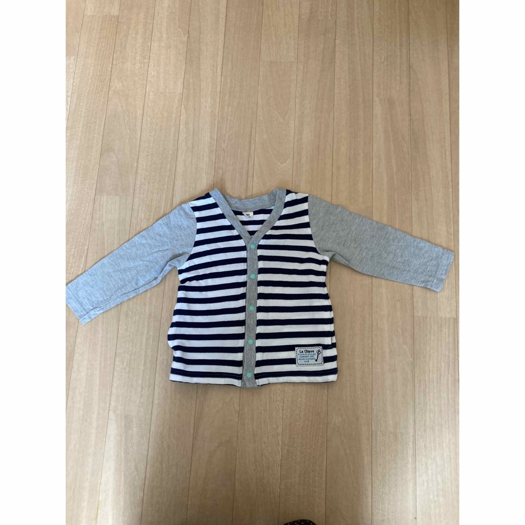 美品　カーディガン　90 キッズ/ベビー/マタニティのキッズ服男の子用(90cm~)(カーディガン)の商品写真