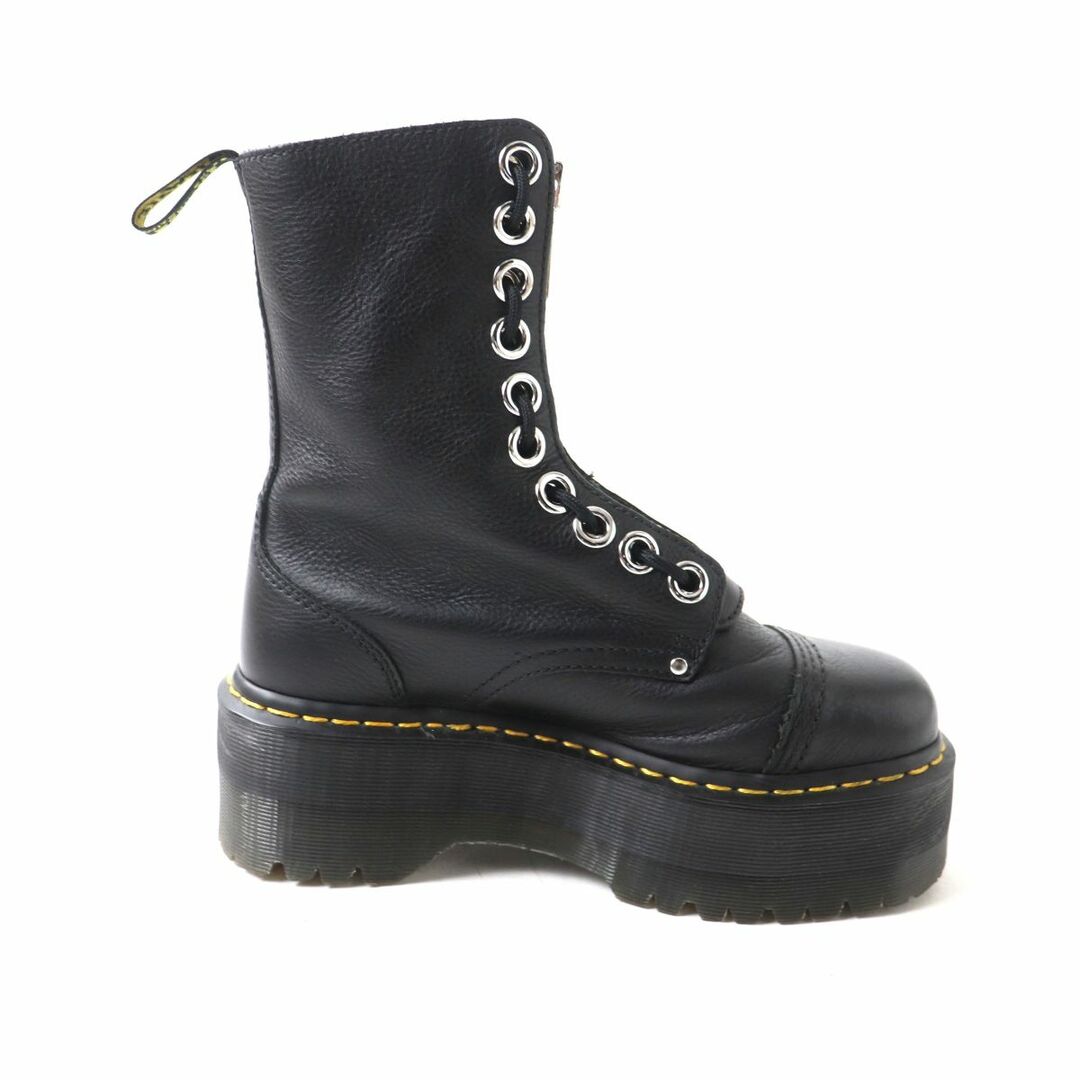 Dr.Martens(ドクターマーチン)の美品★ドクターマーチン 26088001 SINCLAIR HI MAX シンクレア ハイマックス フロントZIP ドレスアップ 厚底 レザーブーツ 黒 UK6 箱・紐付 レディースの靴/シューズ(ブーツ)の商品写真