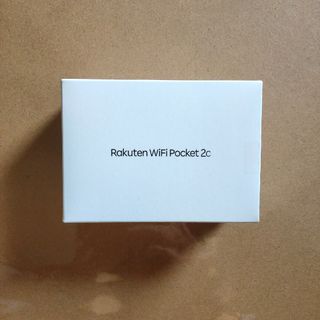 ゼットティーイー(ZTE)の新品未開封 Rakuten WiFi Pocket 2c 楽天 ホワイト(その他)