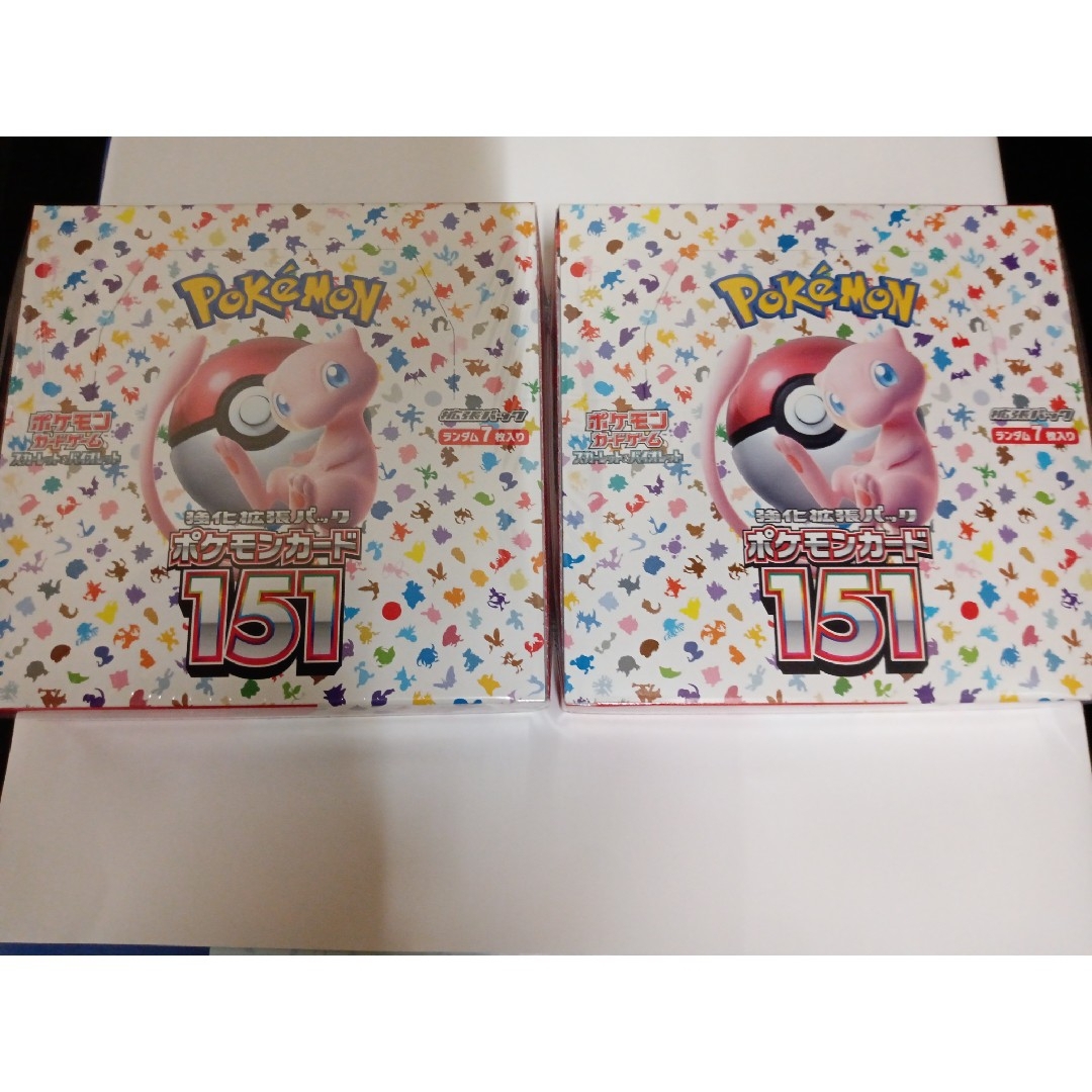 日本正規代理店品 ポケモン カードゲーム 強化拡張パック 151 2BOX