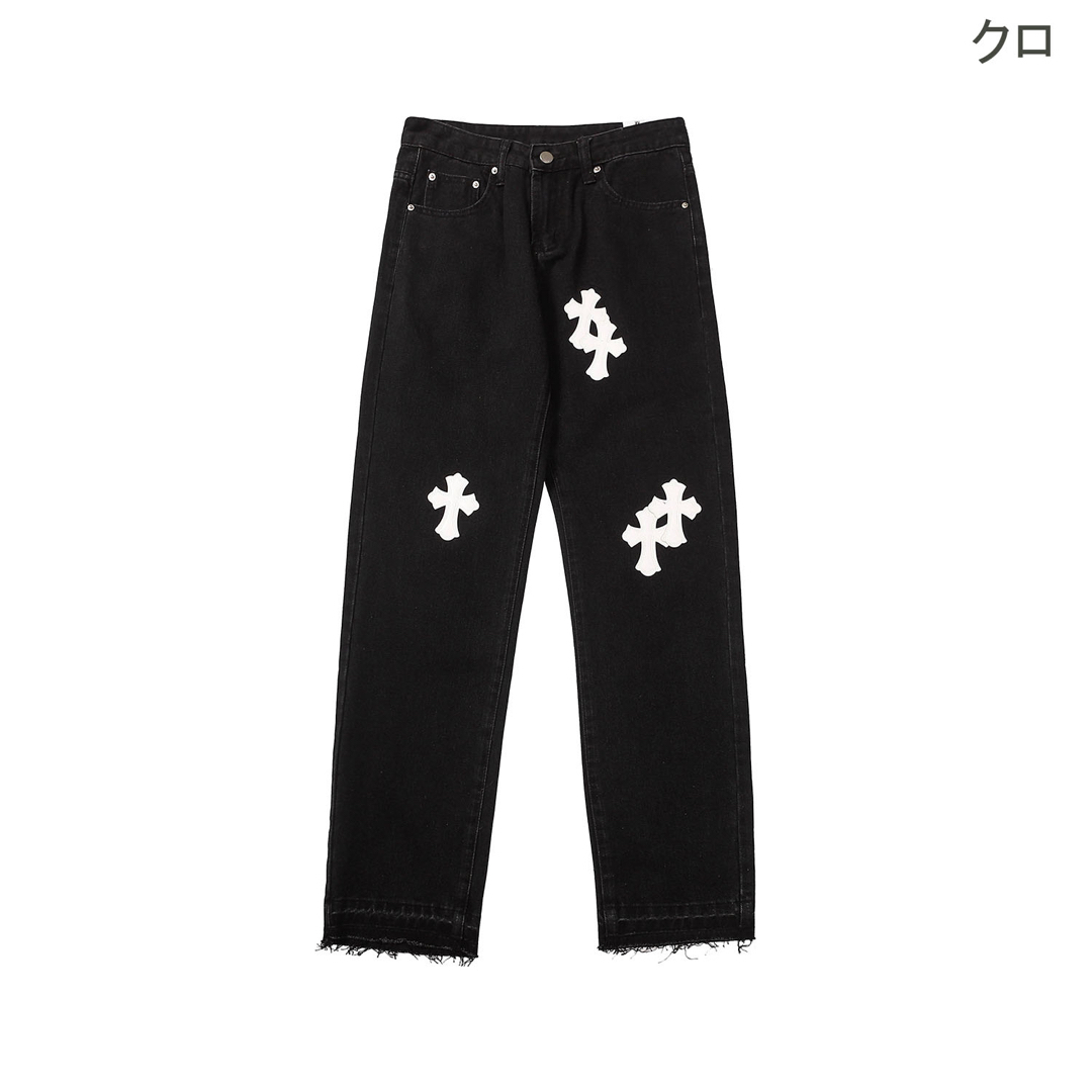 Chrome Hearts(クロムハーツ)のクロスバッチワーク　デニム　クロム系　ストリート好きに メンズのパンツ(デニム/ジーンズ)の商品写真