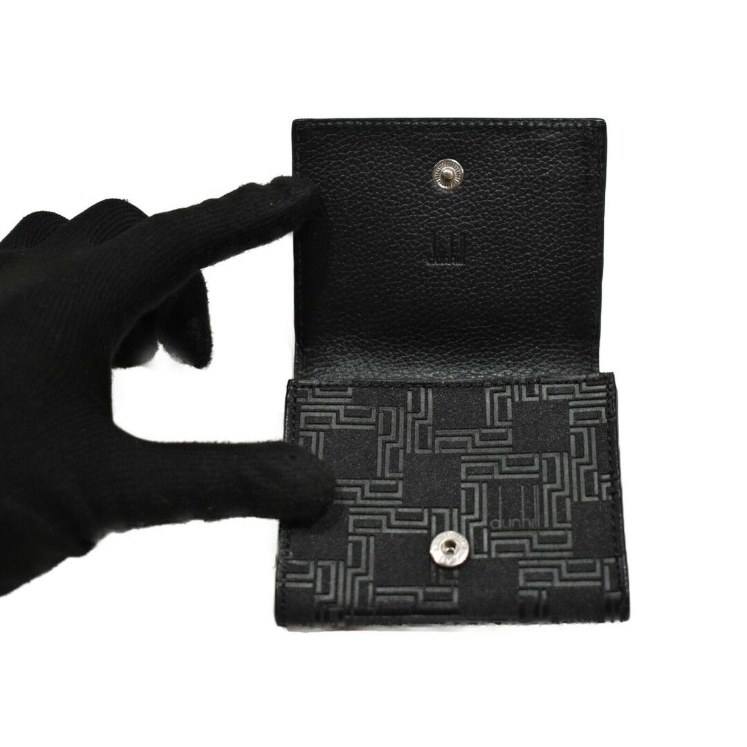 Dunhill - 【中古品】Dunhill カードケース ブラック レザー Dunhill - 【中古品】Dunhill カードケース ブラック レザー