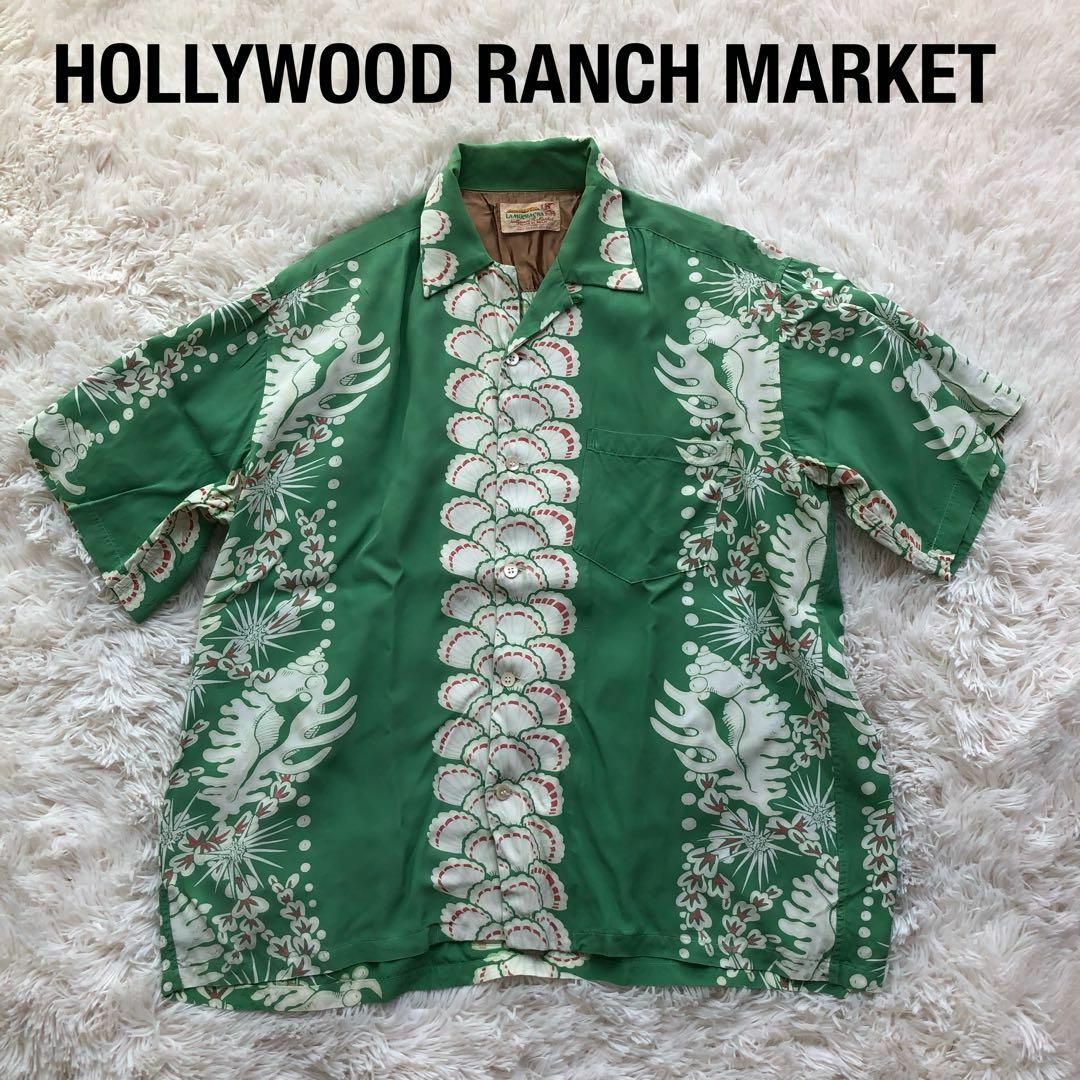 HOLLYWOOD RANCH MARKET Aloha Shirt