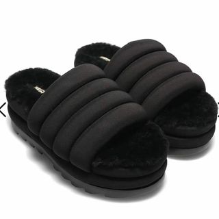 アグ(UGG)のUGG サンダル　UGG W MAXI SLIDE Black 22SS-I(サンダル)