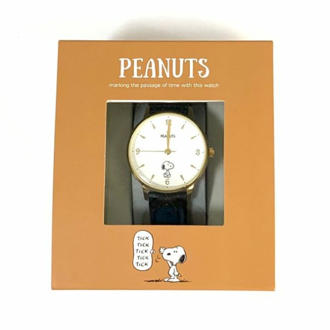 SNOOPY - PEANUTS スヌーピー シングルカラーウォッチ BK 腕時計