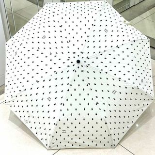 ケイトスペードニューヨーク(kate spade new york)のケイト スペード kate spade 折り畳み傘 186030 RainDrop ボタン式102cm(傘)