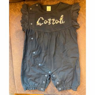 バースデイ(バースデイ)のバースデイ cottoli 花ロゴ ロンパース birthday(ロンパース)