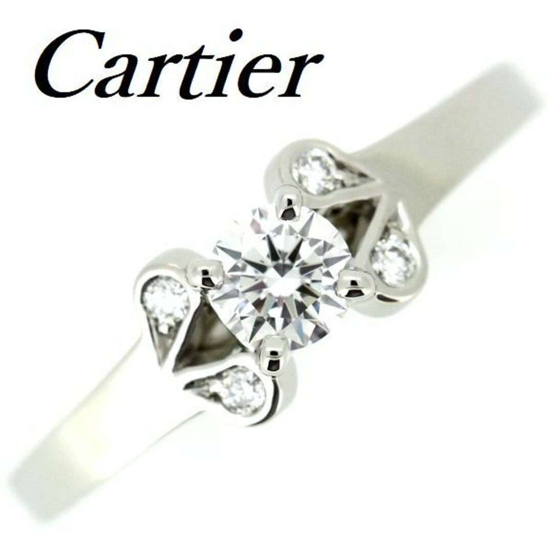 カルティエ バレリーナ ダイヤリング 0.23ct D-VVS1-3EX #48 - リング