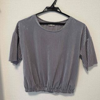 ザラ(ZARA)のZARA  ザラ　Tシャツ　シルバー(Tシャツ(半袖/袖なし))