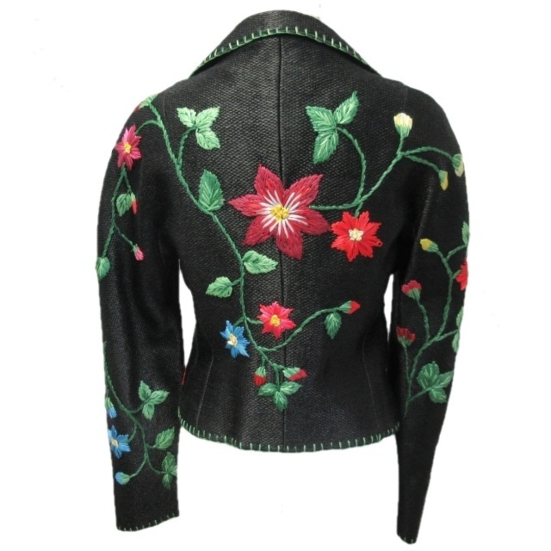 MOSCHINO(モスキーノ)のモスキーノ MOSCHINO ジャケット ブレザー 3B 総柄 花柄 42 レディースのジャケット/アウター(その他)の商品写真