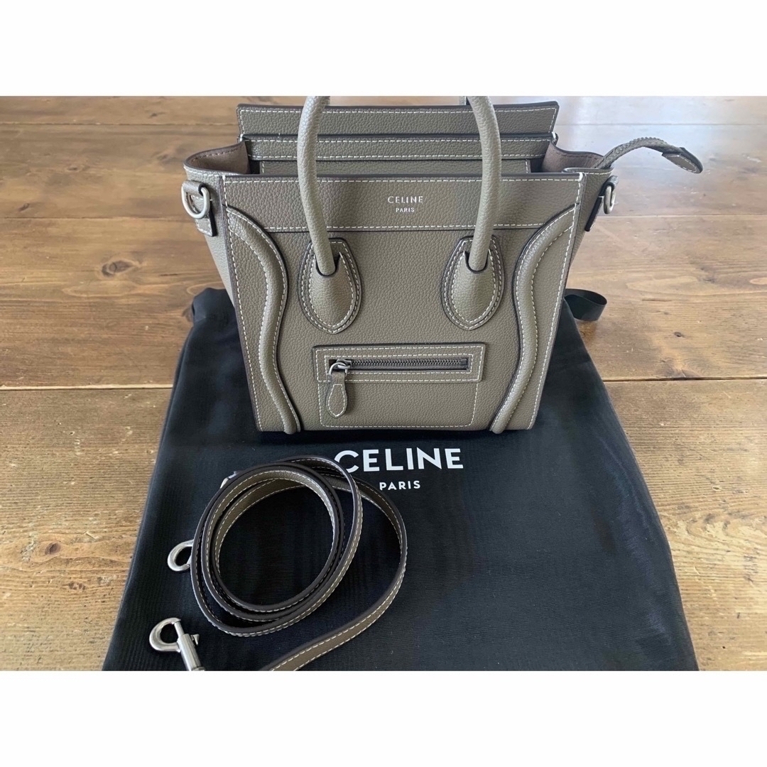 celine(セリーヌ)のセリーヌ ラゲージ ナノショッパー ハンドバッグ 2WAY  レディースのバッグ(ショルダーバッグ)の商品写真