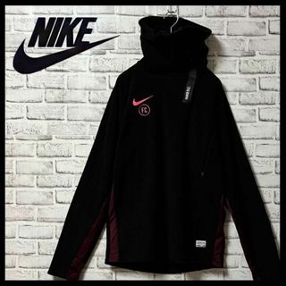 ナイキ(NIKE)の【希少ドリルトップ】ナイキエフシー⭐︎ハイネックフリース　ワインレッド　入手困難(パーカー)