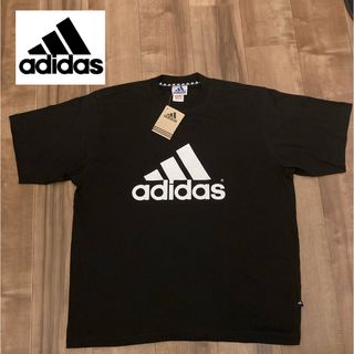 アディダス(adidas)のadidas  希少90s ‼️ タグ付き未使用品‼️ ビックロゴ‼️(Tシャツ/カットソー(半袖/袖なし))