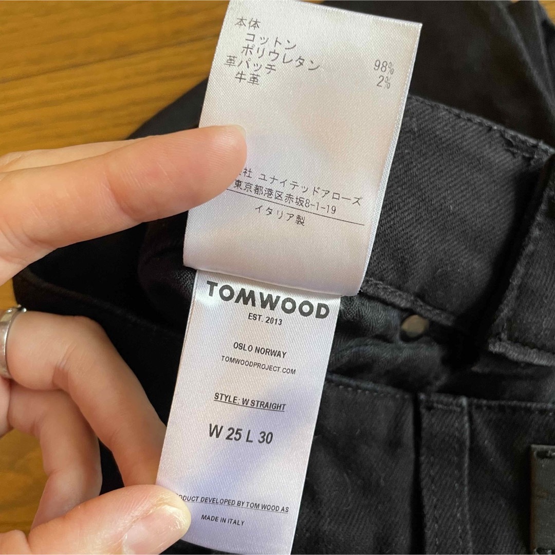 TOM WOOD(トムウッド)の美品　トムウッド　ブラックデニム レディースのパンツ(デニム/ジーンズ)の商品写真