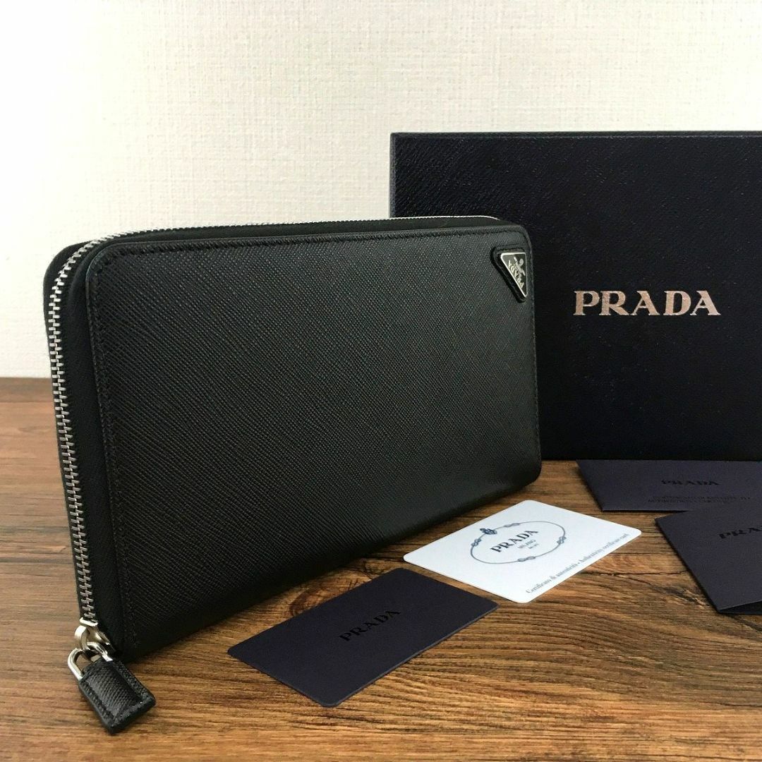 未使用品 PRADA ジップウォレット 380