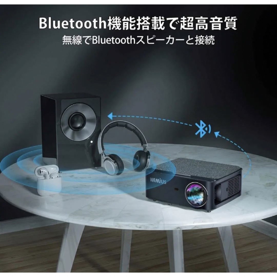 最終値下げ!WiMiUS K1プロジェクター15000lm 1080P 未使用品 | www