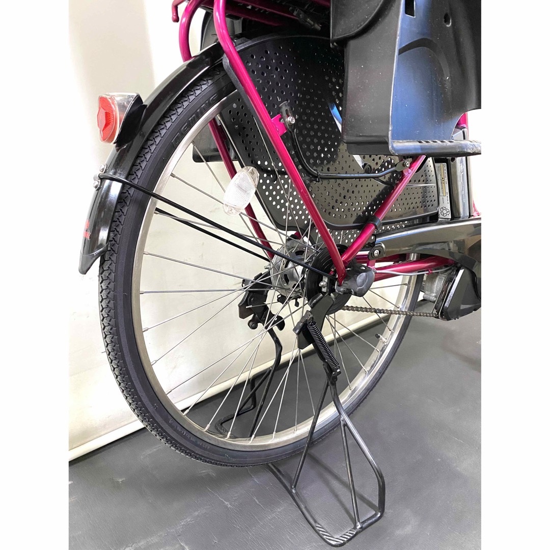 電動自転車 ヤマハ パスキッス 26インチ 3人乗り 8.9ah ピンク色