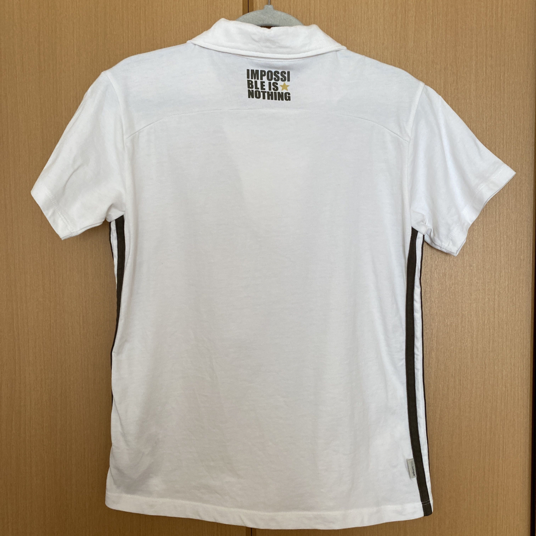 adidas(アディダス)のadidas ファスナーTシャツ レディースのトップス(Tシャツ(半袖/袖なし))の商品写真