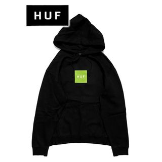 ハフ(HUF)のハフエッセンシャルズボックスロゴプルオーバーパーカー hf17(パーカー)