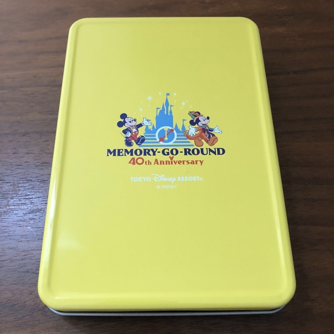 ●ディズニー 40周年 メモリーゴーラウンド ポストカード 缶 6