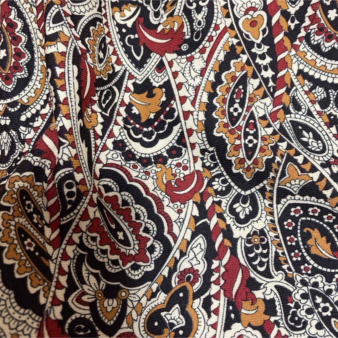 アンティーク昭和レトロなハンドメイドスカート レディースのスカート(ひざ丈スカート)の商品写真