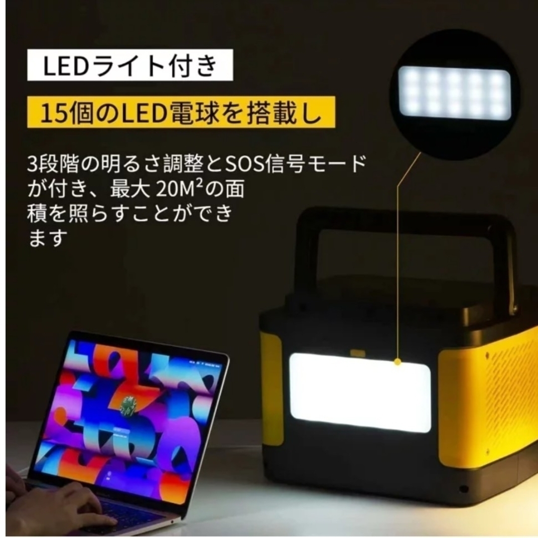 新品未使用　大容量　ポータブル電源ソーラーパネル　1000w インテリア/住まい/日用品の日用品/生活雑貨/旅行(防災関連グッズ)の商品写真