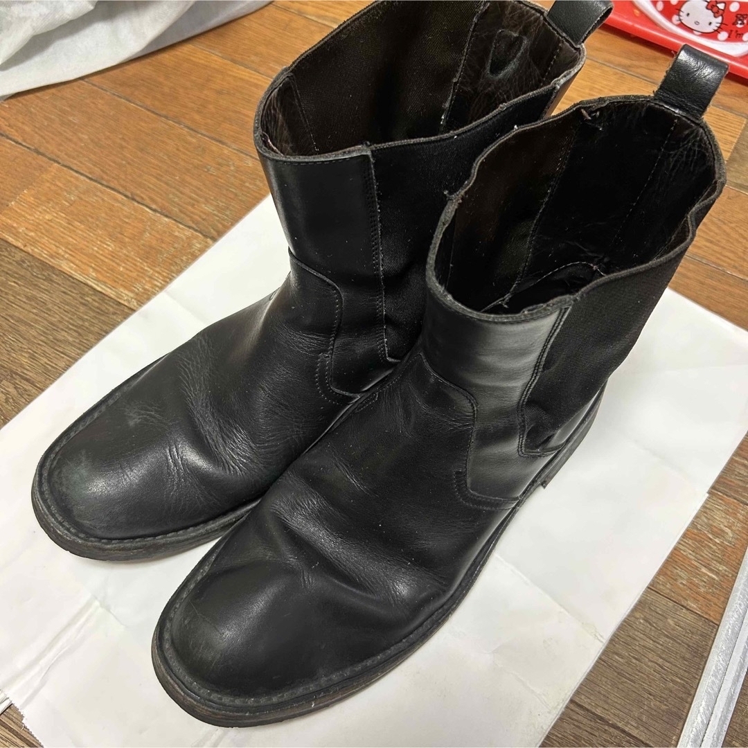 TravisScott断捨離！ヨウジヤマモト Yohji Yamamoto サイドゴアブーツ 26cm