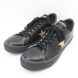 コンバース(CONVERSE)のe14943 コンバース ONE STAR J ワンスターJ ブラック(スニーカー)