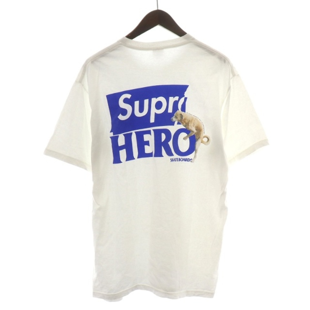 49cm身幅SUPREME ANTIHERO Dog Tee Tシャツ M 白 青 ベージュ