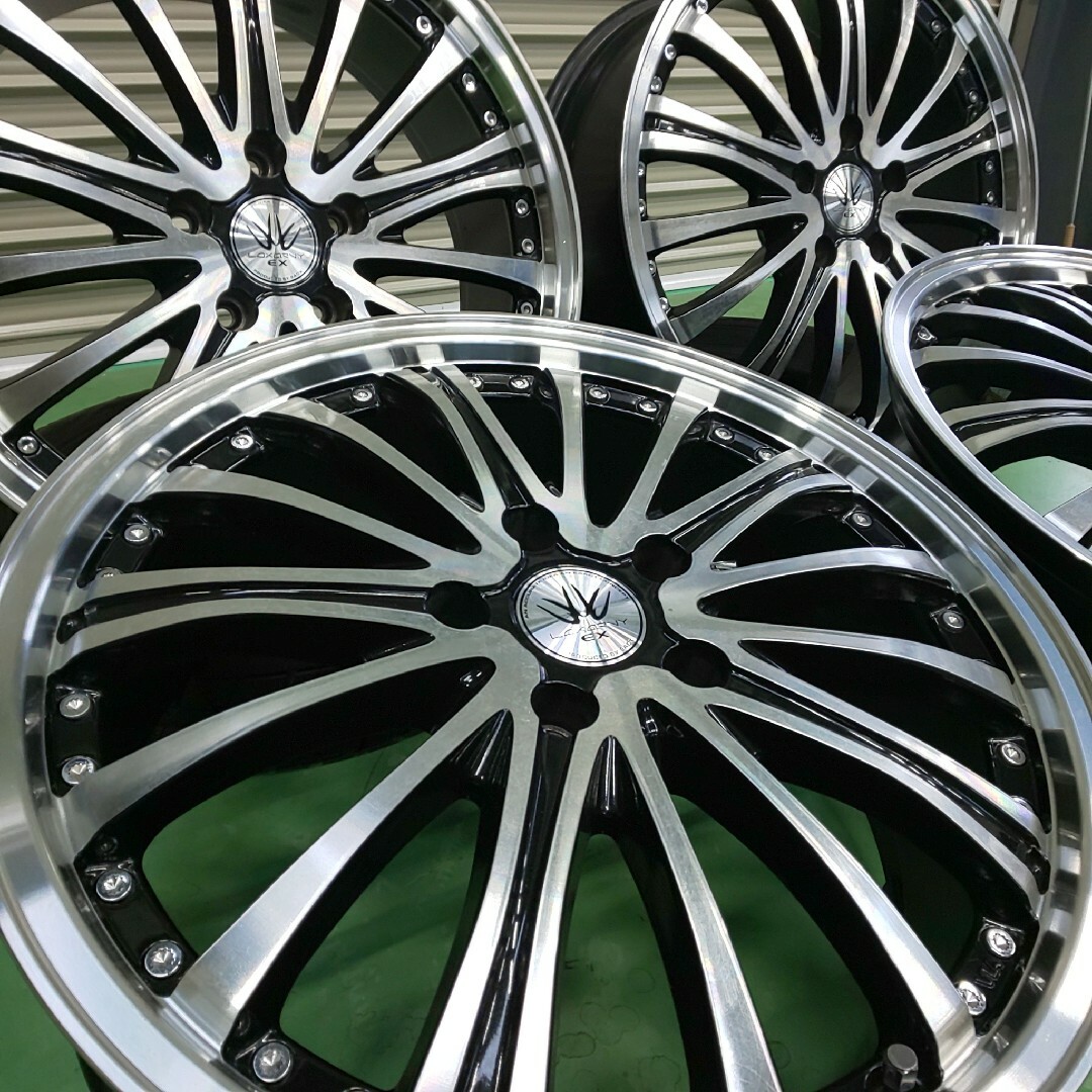送料無料!BADX 18インチ×新品タイヤサイズ選択自由 215/45R18等