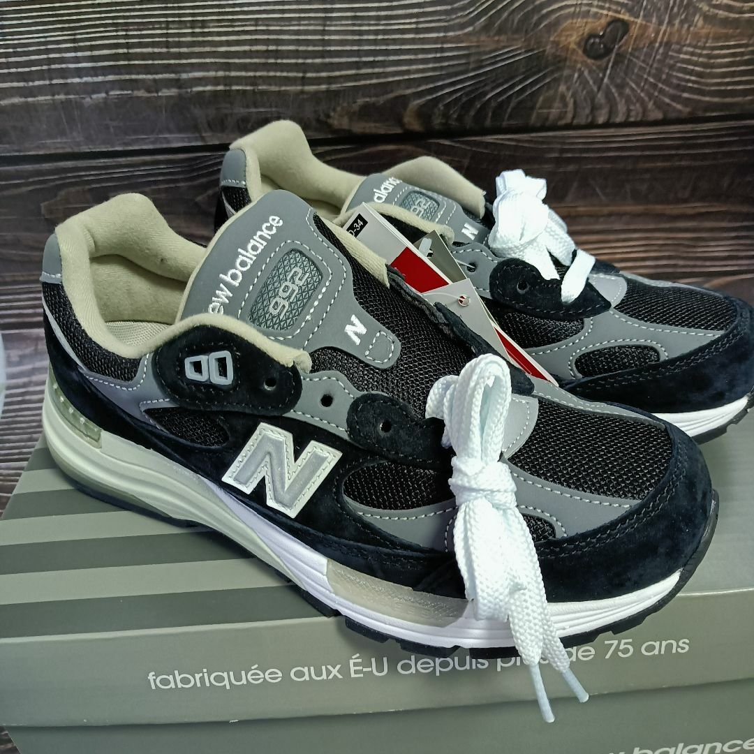 ノバク・ジョコビッチ new balance M992 EB 26cm BLK/GRY