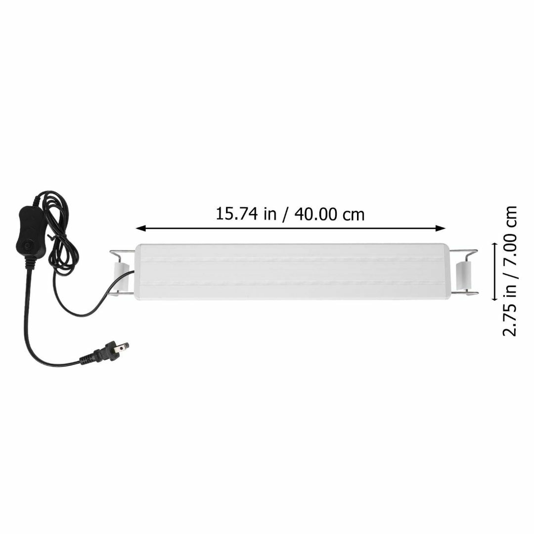 ledmomo 水槽ライト 40-50cm水槽対応 白青 24LED 調節可能 1