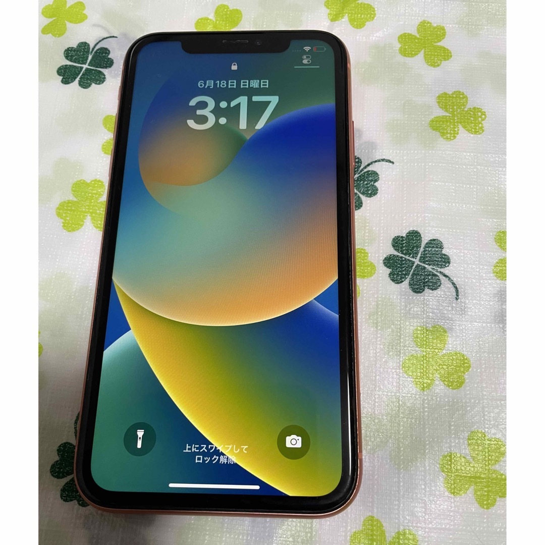 iPhone xr 64G コーラルピンク