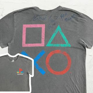 プレイステーション(PlayStation)のLOQ  Tシャツ 古着    プレイステーション　レトロ　ゲーム(Tシャツ/カットソー(半袖/袖なし))