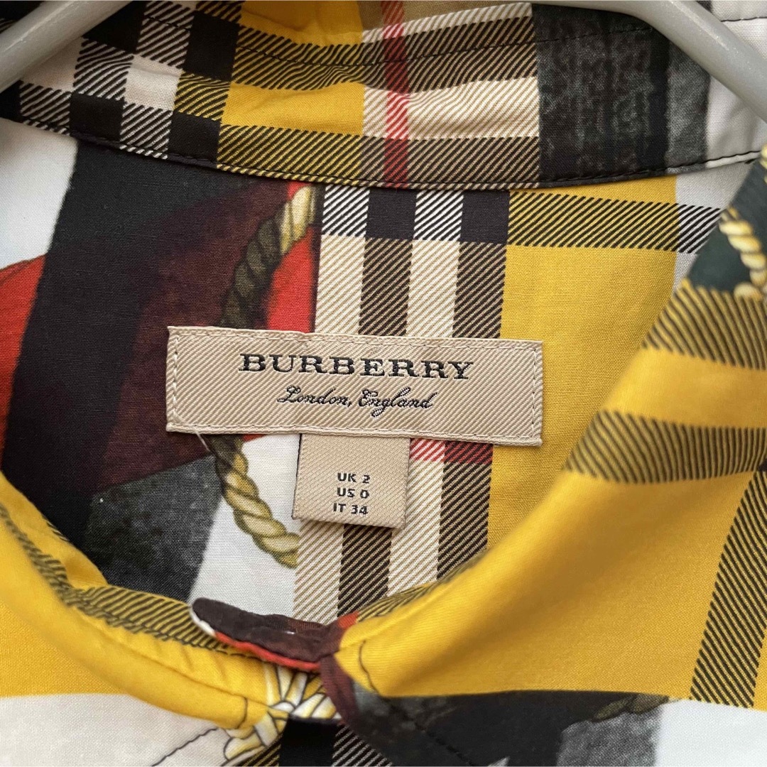 BURBERRY(バーバリー)の【美品】Burberry ワンピース ロゴプリント レディースのワンピース(ロングワンピース/マキシワンピース)の商品写真