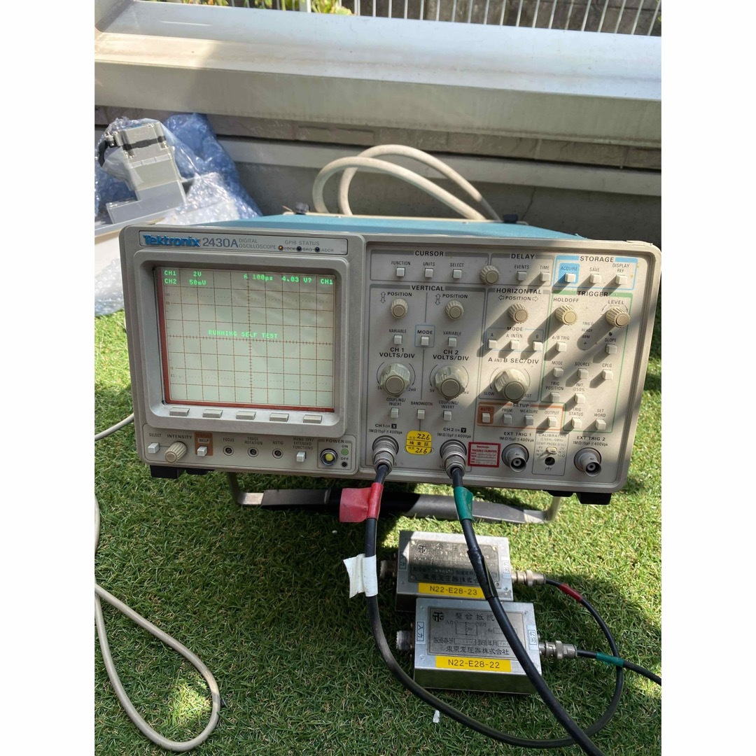 TEKTRONIX 2430A ネットワークサプライEXT-488BL保証付き