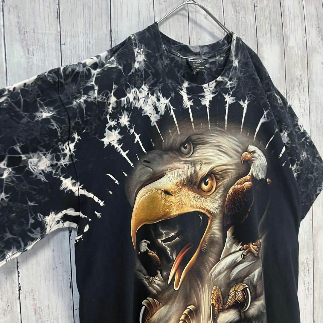 オーバーサイズ アニマルプリントTシャツ メンズ L