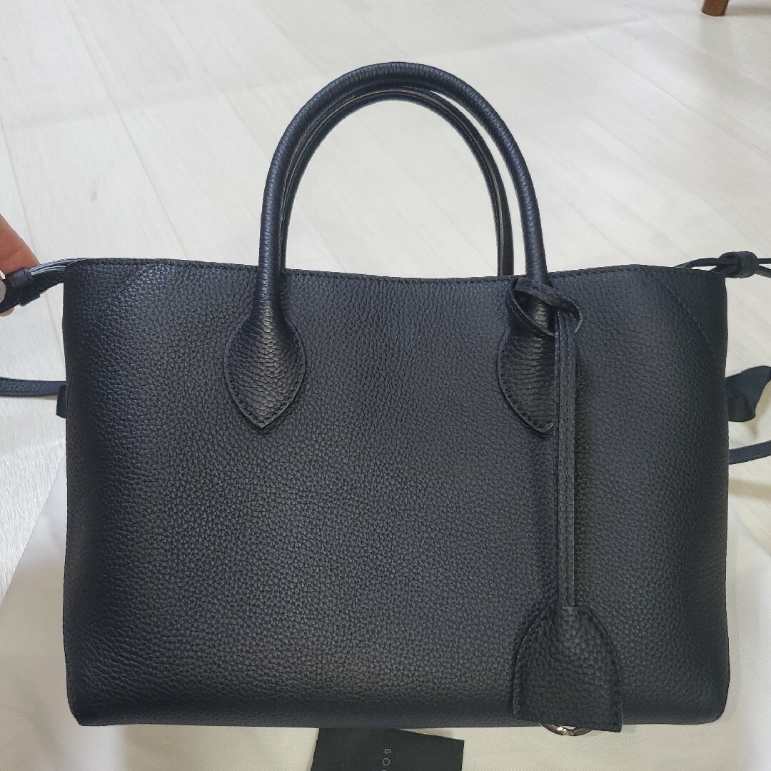 ボナベンチュラ ミアトートバッグ PMスモール ブラック 美品